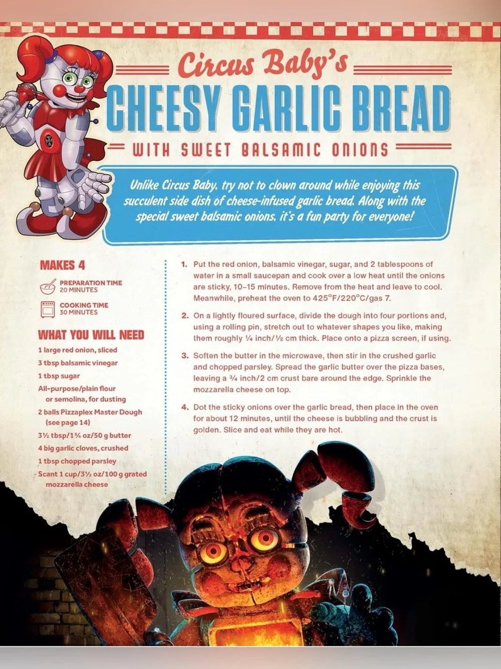 The Official Five Nights at Freddy's Cookbook: An AFK Book